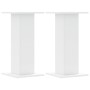 Soportes de plantas 2 uds madera ingeniería blanco 30x30x60 cm de , Soportes para macetas - Ref: Foro24-3307855, Precio: 59,7...