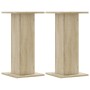 Plant stands 2 units oak wood Sonoma 30x30x60 cm by , Pot stands - Ref: Foro24-3307857, Price: 52,61 €, Discount: %