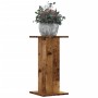 Soportes de plantas 2 uds madera roble envejecido 30x30x60 cm de , Soportes para macetas - Ref: Foro24-3307862, Precio: 63,86...