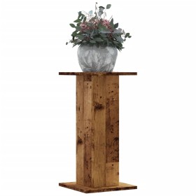 Soportes de plantas 2 uds madera roble envejecido 30x30x60 cm de , Soportes para macetas - Ref: Foro24-3307862, Precio: 58,24...