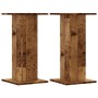 Soportes de plantas 2 uds madera roble envejecido 30x30x60 cm de , Soportes para macetas - Ref: Foro24-3307862, Precio: 63,86...