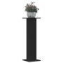 Soportes de plantas 2 uds madera ingeniería negro 30x30x95 cm de , Soportes para macetas - Ref: Foro24-3307874, Precio: 71,99...