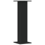 Soportes de plantas 2 uds madera ingeniería negro 30x30x95 cm de , Soportes para macetas - Ref: Foro24-3307874, Precio: 83,38...