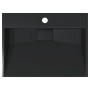 Lavabo de fundición de mineral/mármol negro mate 50x38x11 cm de , Lavabos - Ref: Foro24-155979, Precio: 132,13 €, Descuento: %