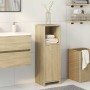 Armario de baño madera contrachapada color roble 30x30x95 cm de , Muebles de baño - Ref: Foro24-849601, Precio: 45,65 €, Desc...