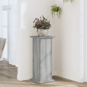 Soportes de plantas madera ingeniería gris Sonoma 33x33x80 cm de , Soportes para macetas - Ref: Foro24-852974, Precio: 58,99 ...