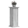 Soportes de plantas madera ingeniería gris Sonoma 33x33x80 cm de , Soportes para macetas - Ref: Foro24-852974, Precio: 58,99 ...