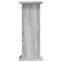 Soportes de plantas madera ingeniería gris Sonoma 33x33x80 cm de , Soportes para macetas - Ref: Foro24-852974, Precio: 58,99 ...