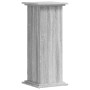 Soportes de plantas madera ingeniería gris Sonoma 33x33x80 cm de , Soportes para macetas - Ref: Foro24-852974, Precio: 58,99 ...