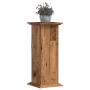 Aged engineered wood plant stands 33x33x80 cm by , Pot stands - Ref: Foro24-852976, Price: 57,51 €, Discount: %