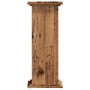 Aged engineered wood plant stands 33x33x80 cm by , Pot stands - Ref: Foro24-852976, Price: 57,51 €, Discount: %