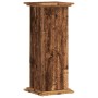 Soportes de plantas madera ingeniería envejecida 33x33x80 cm de , Soportes para macetas - Ref: Foro24-852976, Precio: 57,51 €...