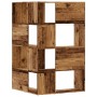 Eckregal 4 Ebenen aus gealtertem Holz 85x85x140 cm von , Bücherregale und Regale - Ref: Foro24-3307817, Preis: 159,99 €, Raba...