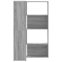 Eckregal 4 Ebenen Holz Grau Sonoma 85x85x140 cm von , Bücherregale und Regale - Ref: Foro24-3307815, Preis: 169,71 €, Rabatt: %