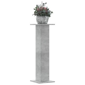 Pflanzenständer 2 Stück Holz grau Beton 30x30x95 cm von , Topfständer - Ref: Foro24-3307876, Preis: 69,99 €, Rabatt: %