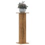 Soportes para plantas 2 uds madera roble artisian 30x30x95 cm de , Soportes para macetas - Ref: Foro24-3307881, Precio: 76,25...