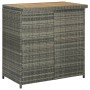 Garten-Bartisch- und Stühle-Set, 3-teilig, graues synthetisches Rattan von vidaXL, Möbelsets für Küchen und Esszimmer - Ref: ...