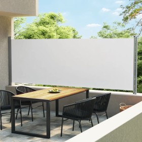 Retractable cream side awning for patio 600x160 cm by vidaXL, Umbrellas - Ref: Foro24-313376, Price: 95,99 €, Discount: %