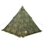 Tienda campaña familiar tipi 6 personas impermeable camuflaje de , Tiendas de campaña - Ref: Foro24-4009444, Precio: 187,57 €...