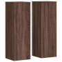 Soportes para plantas 2 uds madera marrón roble 33x33x100 cm de , Soportes para macetas - Ref: Foro24-3307888, Precio: 128,39...