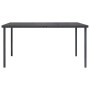 Garden dining table in anthracite grey steel, 150x90x74 cm. by vidaXL, Garden tables - Ref: Foro24-313087, Price: 198,99 €, D...