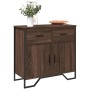 Engineered wood brown oak sideboard 79.5x35.5x74.5 cm by , Sideboards - Ref: Foro24-848548, Price: 93,16 €, Discount: %