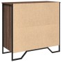 Aparador de madera de ingeniería marrón roble 79,5x35,5x74,5 cm de , Aparadores - Ref: Foro24-848548, Precio: 106,99 €, Descu...