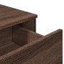 Aparador de madera de ingeniería marrón roble 79,5x35,5x74,5 cm de , Aparadores - Ref: Foro24-848548, Precio: 106,99 €, Descu...