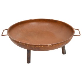 Steel brazier 67.5x58x22.5 cm by vidaXL, Chimneys - Ref: Foro24-313347, Price: 54,99 €, Discount: %