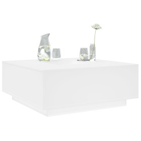 White engineered wood coffee table 100x100x40 cm by , Coffee table - Ref: Foro24-3284049, Price: 174,31 €, Discount: %