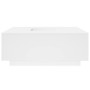 Mesa de centro madera de ingeniería blanca 100x100x40 cm de , Mesas de centro - Ref: Foro24-3284049, Precio: 174,31 €, Descue...