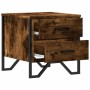 Mesita de noche madera de ingeniería roble ahumado 40x41x40 cm de , Mesitas de noche - Ref: Foro24-848508, Precio: 59,41 €, D...