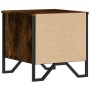 Mesita de noche madera de ingeniería roble ahumado 40x41x40 cm de , Mesitas de noche - Ref: Foro24-848508, Precio: 59,41 €, D...