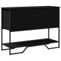 Mesa consola madera de ingeniería negra 100x35x74,5 cm de , Mesas auxiliares - Ref: Foro24-848534, Precio: 86,70 €, Descuento: %