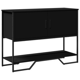 Mesa consola madera de ingeniería negra 100x35x74,5 cm de , Mesas auxiliares - Ref: Foro24-848534, Precio: 98,97 €, Descuento: %