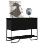 Mesa consola madera de ingeniería negra 100x35x74,5 cm de , Mesas auxiliares - Ref: Foro24-848534, Precio: 86,70 €, Descuento: %