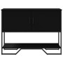 Mesa consola madera de ingeniería negra 100x35x74,5 cm de , Mesas auxiliares - Ref: Foro24-848534, Precio: 86,70 €, Descuento: %