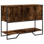 Engineered wood smoked oak console table 100x35x74.5 cm by , Side tables - Ref: Foro24-848536, Price: 96,04 €, Discount: %