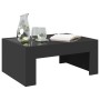 Mesa de centro con Infinity LED negro 70x50x30 cm de , Mesas de centro - Ref: Foro24-847610, Precio: 123,99 €, Descuento: %