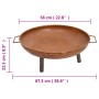 Steel brazier 67.5x58x22.5 cm by vidaXL, Chimneys - Ref: Foro24-313347, Price: 55,20 €, Discount: %