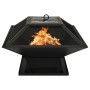 Brasero y barbacoa 2 en 1 con atizador acero 46,5x46,5x37 cm de vidaXL, Chimeneas - Ref: Foro24-313354, Precio: 67,99 €, Desc...