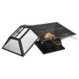 Brasero y barbacoa 2 en 1 con atizador acero 46,5x46,5x37 cm de vidaXL, Chimeneas - Ref: Foro24-313354, Precio: 67,99 €, Desc...