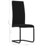 Sillas de comedor voladizas 2 unidades tela negro de , Sillas de comedor - Ref: Foro24-282034, Precio: 105,62 €, Descuento: %