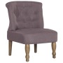 Sillón de estilo francés de tela taupe de , Sillones - Ref: Foro24-282326, Precio: 132,82 €, Descuento: %