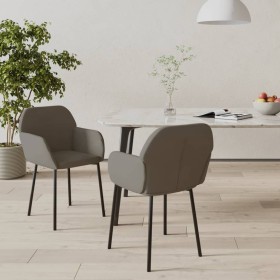 Dining chairs 2 pcs light gray velvet by , dining chairs - Ref: Foro24-347648, Price: 103,99 €, Discount: %