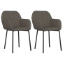 Dining chairs 2 pcs light gray velvet by , dining chairs - Ref: Foro24-347648, Price: 112,31 €, Discount: %