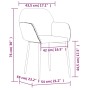 Dining chairs 2 pcs light gray velvet by , dining chairs - Ref: Foro24-347648, Price: 112,31 €, Discount: %