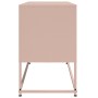 Aparador de acero rosa 36x39x123 cm de , Aparadores - Ref: Foro24-846525, Precio: 96,99 €, Descuento: %