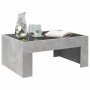 Coffee table with Infinity LED concrete gray 70x50x30 cm by , Coffee table - Ref: Foro24-847612, Price: 119,29 €, Discount: %