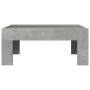 Coffee table with Infinity LED concrete gray 70x50x30 cm by , Coffee table - Ref: Foro24-847612, Price: 119,29 €, Discount: %